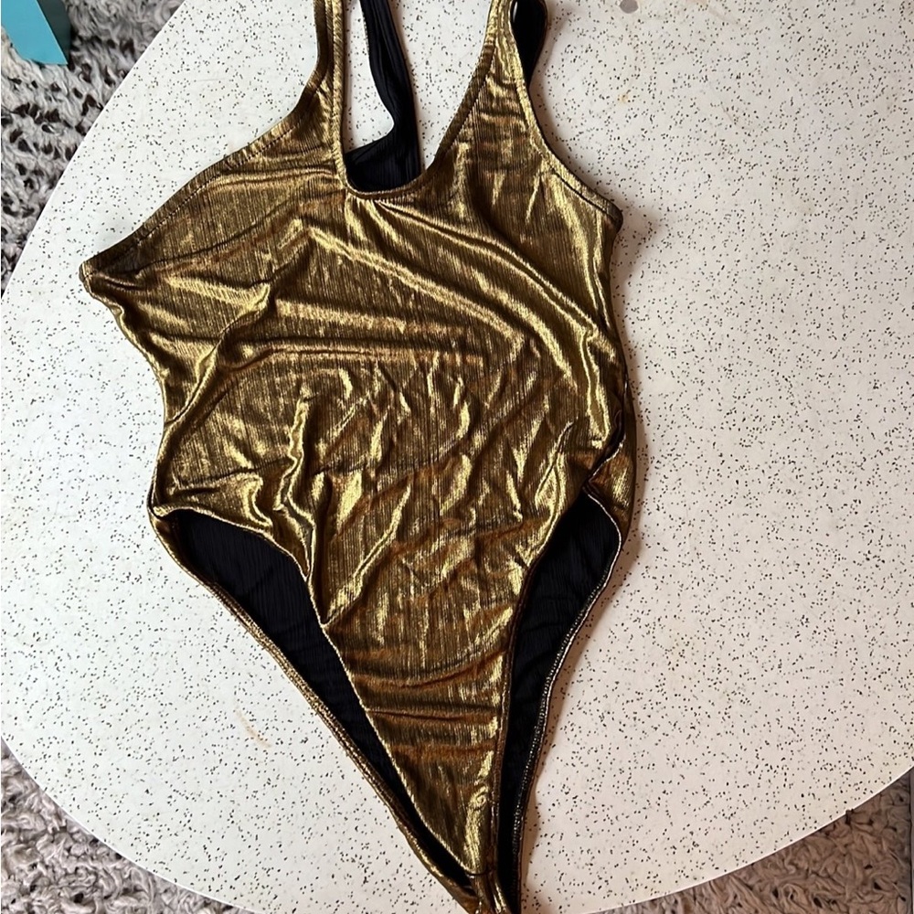 Vintage gold bodysuit